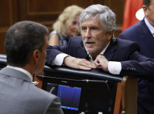 Pedro Sánchez y Fernando Grande-Marlaska, la semana pasada en el Congreso