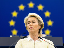 La presidenta de la Comisión Europea, Ursula von der Leyen