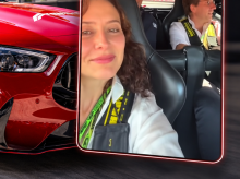En vídeo: así ha sido la vuelta de Ayuso y Almeida al circuito de Madring en el 'Safety Car', en un minuto