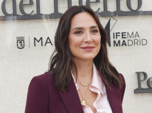 Tamara Falcó en el desfile de Pedro del Hierro en Madrid