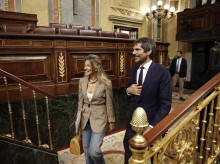 La vicepresidenta Yolanda Díaz y el ministro Ernest Urtasun