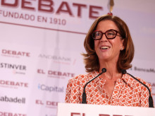 Alejandra Kindelán, presidenta de la Asociación Española de Banca y de la Fundación AEB en la IV Jornada Financiera de El Debate