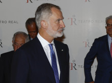 El Rey, este miércoles en el Teatro Real de Madrid