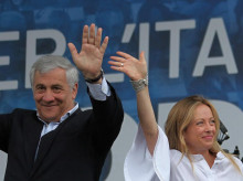 salvini, tajani y meloni