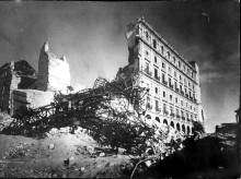 Ruinas del Alcázar de Toledo tras el asedio