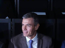 Pedro Sánchez en el acto 'Vidas Futuras', en Barcelona
