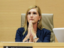 La exconsellera de Justicia e Interior, Salomé Pradas, durante su comparecencia en el Congreso de los Diputados