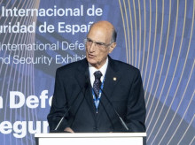 Julián García Vargas en un acto en 2023
