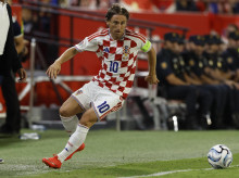 Luka Modric, durante el España - Croacia en el Sánchez-Pizjúan