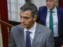 Pedro Sánchez, este viernes en el Congreso de los Diputados