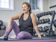 Mujer en el gimnasio