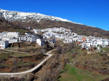 Pueblo de Trevélez, en las laderas de Sierra Nevada (Granada)