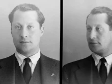 Ficha policial de Primo Rivera, tras ser detenido el 14 de marzo de 1936