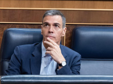 El presidente del Gobierno, Pedro Sánchez, en el Congreso de los Diputados.