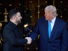Volodimir Zelenski junto a Donald Trump, durante una reunión del pasado mes de diciembre