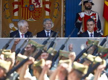 Pedro Sánchez, Fernando Grande-Marlaska y Cándido Conde-Pumpido