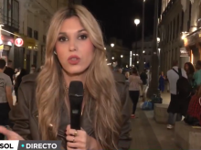 Elena Chaves, la reportera de Telemadrid agredida en las inmediaciones de la Puerta del Sol