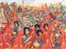 La batalla de Carras, en la que las legiones romanas al mando del general Craso fueron derrotadas por los partos