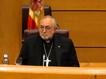 Bieito Rubido, monseñor Sanz y Castro Velarde