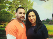 Pablo Ibar y su mujer Tanya, durante una visita en la prisión