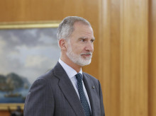 El Rey, el pasado lunes en La Zarzuela