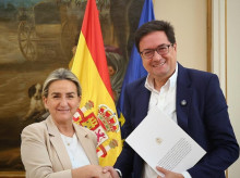 Milagros Tolón y Óscar López, en una imagen de archivo