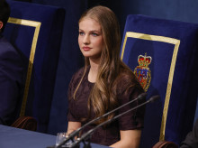 La Princesa Leonor de Borbón durante los Premios Princesa de Asturias de 2025