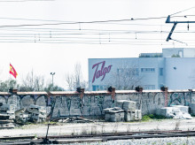 Fachada de la sede de Talgo en Madrid.