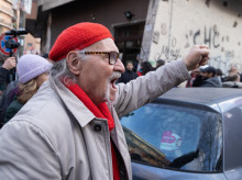 Imagen de archivo de una manifestación de extrema izquierda en Italia.