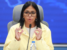 Delcy Rodríguez, "presidenta encargada" del régimen venezolano
