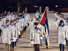 Brigada médica cubana "Henry Reeve" una de las 57 "contingentes internacionales de salud"