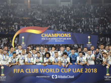 La celebración del Real Madrid en su último Mundial de Clubes, en 2018