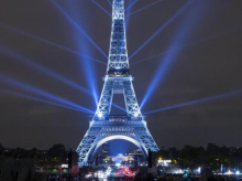 La Torre Eiffel iluminada