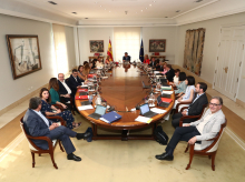 Vista del Consejo de Ministros el pasado mes de agosto