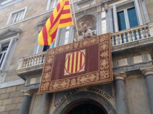 Fachada del Palacio de la Generalidad de Cataluña