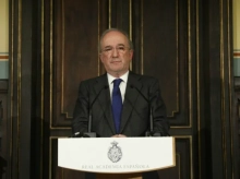 Santiago Muñoz Machado, en la Real Academia Española