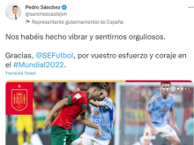 Tweet Pedro Sánchez
