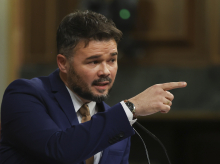 Rufián acusa al periodista Zarzalejos, a Mario Vaquerizo y a 'El Hormiguero' de plegarse a Vox