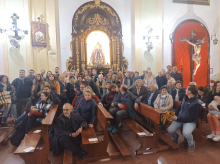 Los cursillistas en la parroquia de Santa Catalina de Pozoblanco
