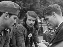 Hans Scholl, Sophie Scholl y Christoph Probst, integrantes del grupo La Rosa Blanca