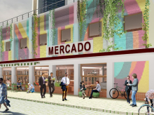 Recreación del futuro Mercado municipal de San Cristóbal