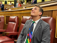 El diputado de Sumar por Zaragoza Jorge Pueyo