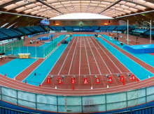 Imagen de un pabellón deportivo en Madrid
