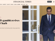 Captura del editorial del Financial Times