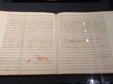Partitura original de la ‘Sinfonía nº 9’, opus 125