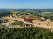 Vista aérea de la fortaleza de Gerona que acoge el nuevo proyecto gastronómico de los Roca