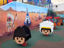 Parque Playmobil en la ciudad de Castalla