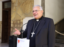 La recepción del obispo de Córdoba a los directores y profesionales de los medios de comunicación, en imágenes