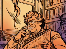 G.K. Chesterton, en una ilustración de la revista 'La Antorcha', de la Asociación Católica de Propagandistas