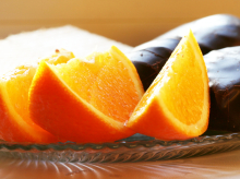 La cáscara de naranja